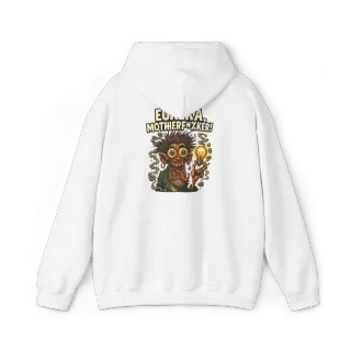 Hoodie 022 Back White